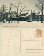 Ansichtskarte Langebrück-Dresden Restaurant - Hofewiese Im Winter 1917 - Dresden