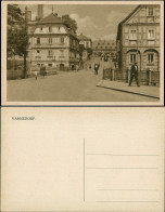 Postcard Warnsdorf Varnsdorf Straße, Umgebindehaus 1924 - Tschechische Republik