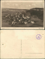 Postcard Tissa (Tyssa) Tisá Westblick - Stadt, Fabrik 1926 - Czech Republic