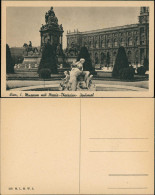 Ansichtskarte Wien Naturhistorisches Nationalmuseum - Denkmal 1928 - Sonstige & Ohne Zuordnung