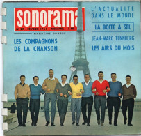 SONORAMA - MAGAZINE SONORE - FEVRIER 1961 - LES COMPAGNONS DE LA CHANSON - LA BOITE A SEL - JEAN MARC TENNBERG - Other & Unclassified