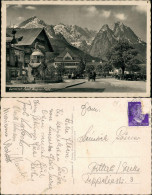 Garmisch-Garmisch-Partenkirchen Häuser, Pferde Fuhrwerk Am  1940 - Garmisch-Partenkirchen