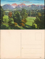 Berchtesgaden Panorama-Ansicht Alpen Partie Hoher Göll, Brett Und Jener 1910 - Berchtesgaden
