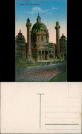 Ansichtskarte Wien Karlskirche 1914 - Altri & Non Classificati