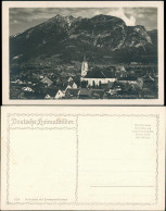 Ansichtskarte Garmisch-Partenkirchen Stadtpanorama 1929 - Garmisch-Partenkirchen