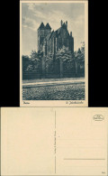 Postcard Thorn Toruń Straße - Jacobskirche 1928 - Pologne