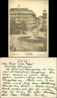Postcard Helsinki Helsingfors Straßenpartie - Hotel Kämp 1942 - Finlandia