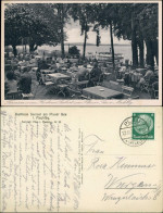 Ansichtskarte Plau (am See) Terrasse - Kurhaus 1934 - Plau