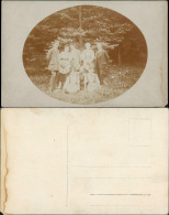 Menschen / Soziales Leben Gruppenfoto Gesellschaft Im Wald 1910 Privatfoto - Zonder Classificatie