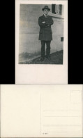 Posierender Mann Mit Anzug, Hut, Krawatte Foto-AK 1950 Privatfoto - Personen