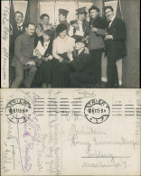 Trier  Männer Frauen Teils In Uniform (evtl. Trier) 1917     AK Als Feldpost - Trier