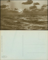 Stimmungsbild Natur Meer Wellengang (vermutlich Ost-/Nordsee) 1920 - Non Classés