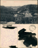 Ansichtskarte Waldheim (Sachsen) Bahnviadukte - Goldene Höhe Aus Gesehen 1909 - Waldheim