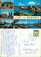 Ansichtskarte Bremen Mehrbild-AK Ua. Bahnhof, Hafen, Rathaus, Dom Uvm. 1971 - Bremen