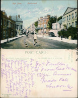 Postcard Maidenhead High Street, Hund Dog, Fahrrad-Fahrer, Häuser 1910 - Autres & Non Classés