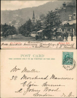 Postcard Matlock Bath Panorama Teilansicht The Promenade 1904 - Otros & Sin Clasificación