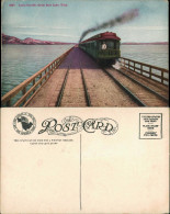 Salt Lake City Lucin Cut-Off Great Railway, Eisenbahn USA Amerika 1910 - Andere & Zonder Classificatie