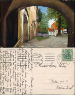 Wolkenstein Strassen Partie Mit Torbogen Durchsicht 1914 Stempel Von CHEMNITZ - Wolkenstein