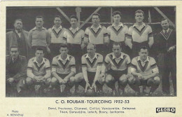 Football - GLOBO - Photo A. BIENVENU - C. O. ROUBAIX - TOURCOING 1952-53 - Ohne Zuordnung