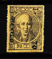 Mexico Scott # 69 50c Mexico (complete Perforations) Mint Original Gum Hinged CV: $200.00 Usd - Messico