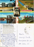 Ansichtskarte Scharnebeck Schiffshebewerk 4 Fotos Mehrbildkarte 1980 - Other & Unclassified