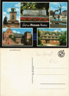 Ansichtskarte Husum Mehrbildkarte Mit 5 Foto-Ansichten Ortsansichten 1975 - Altri & Non Classificati