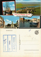 Ansichtskarte Husum Mehrbild-AK Hafen Mit Kutter, Luftbildaufnahme Uvm. 1980 - Altri & Non Classificati