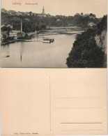 Ansichtskarte Leisnig Torale, Fabrikanlage - Badeanstalt 1913 - Leisnig