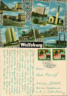 Wolfsburg Mehrbild-AK Mit Straßen, Gebäuden, Stadtteilansichten 1965 - Wolfsburg