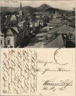 Postcard Haida Nový Bor Partie In Der Poststraße 1922 - Czech Republic