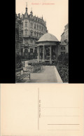 Karlsbad Karlovy Vary Straßenpartie, Schlossbrunnen, Restaurant 1913 - Czech Republic
