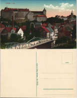 Ansichtskarte Colditz Stadtpartie - Brücke 1913 - Colditz