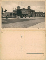 Postcard Aalborg Ålborg Bahnhof Banegaarden 1928 - Dänemark