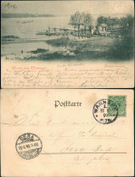Ansichtskarte Wannsee-Berlin Strandbad Wannsee Dampferstation 1899 - Wannsee