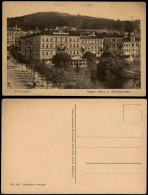 Postcard Marienbad Mariánské Lázně Stefanstraße U. Tepler Haus 1926 - Czech Republic
