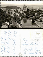 Ansichtskarte Limburg (Lahn) Stadtpartie, Anleger - Boote Fotokunst 1960 - Limburg
