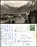 Ansichtskarte Bad Wiessee Blick Auf Die Stadt 1954 - Bad Wiessee