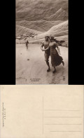 Ansichtskarte  Künstlerkarte Eislaufen La Patinage 1911 - Sports D'hiver