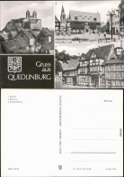 Ansichtskarte Quedlinburg Schloss, Rathaus, Klopstockhaus 1982 - Sonstige & Ohne Zuordnung