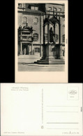 Ansichtskarte Lutherstadt Wittenberg Rathaus Und Luther-Denkmal 1955 - Sonstige & Ohne Zuordnung