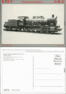 Ansichtskarte  Dampf-Güterzuglokomotive G 10 "5551 Halle" 1990 - Treinen