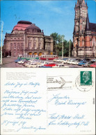 Ansichtskarte Chemnitz Karl-Marx-Stadt Theaterplatz Mit Opernhaus 1969 - Chemnitz