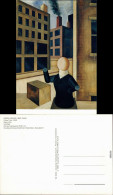 Ansichtskarte  Künstlerkarte: Gemälde V. G. Grosz "Ohne Titel" 1987 - Pintura & Cuadros
