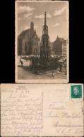 Ansichtskarte Nürnberg Marktplatz, Schöner Brunnen Und Frauenkirche 1931  - Nürnberg
