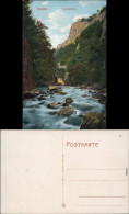 Ansichtskarte Treseburg Bodetal - Teufelsbrücke 1918 - Sonstige & Ohne Zuordnung