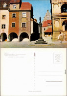 Ansichtskarte Posen Poznań Fragment Starego Rynku Platz Mit Denkmal 1972 - Polen
