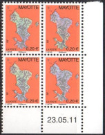 Mayotte Coin Daté YT 160 A Légende Phil@poste 23 05 2011 - Unused Stamps