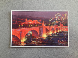 Heidelberg Schlossbeleuchtung Carte Postale Postcard - Heidelberg