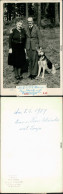  Menschen/Soziales Leben - Liebespaare Mit Schäferhund 1959 Privatfoto - Coppie