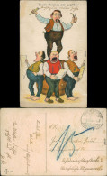Ansichtskarte  Scherzkarten - Treue Heimat, Sei Gegrüßt 1923 - Humor
